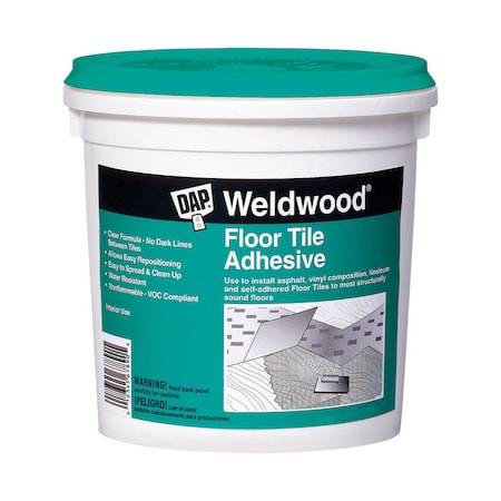 Dap DAP Weldwood Floor Tile Adhesive 1 qt 00136